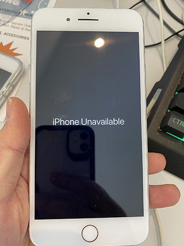 how to fix iPhone unavailable